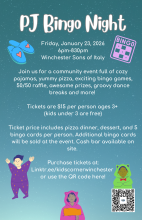 Publicity image for PJ Bingo Night