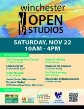 Publicity image for Winchester's 3rd Annual Open Studios
