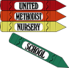 United Methodist Nursery School logo